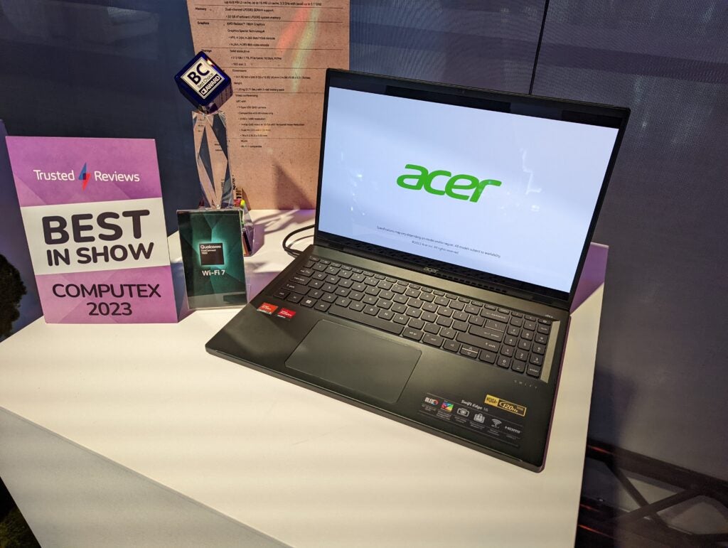 Acer Swift Edge 16 avec récompense
