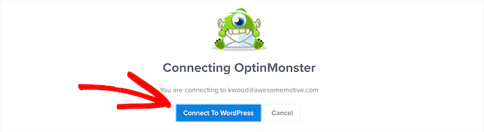 Connectez OptinMonster à WordPress