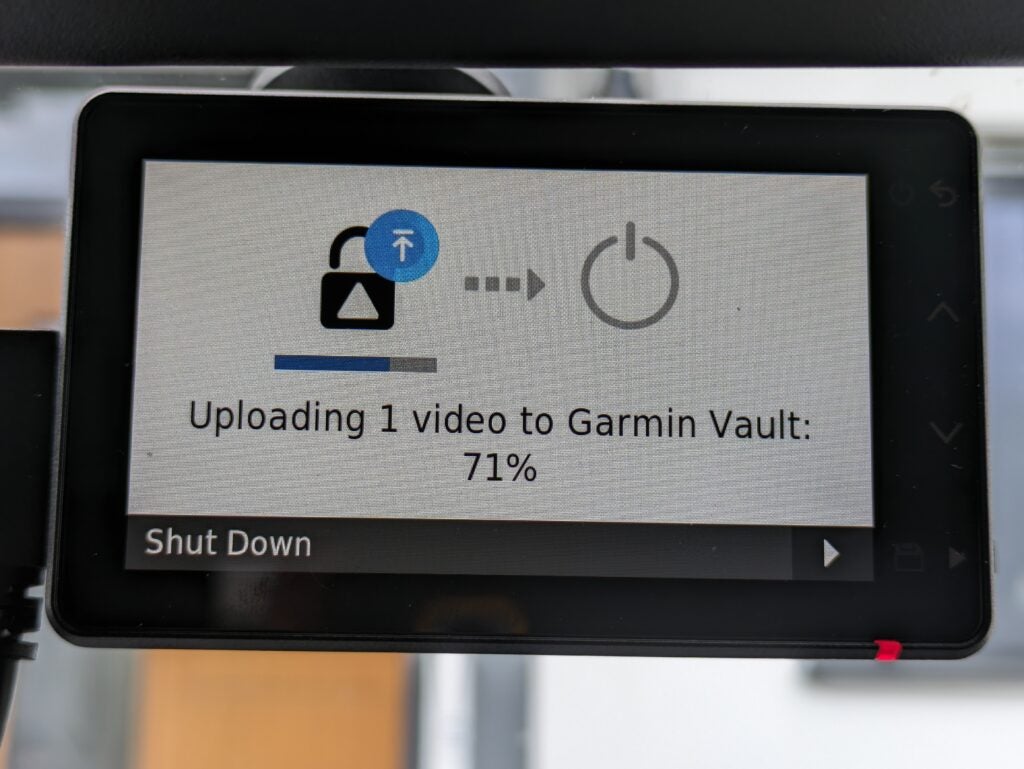 Garmin Dash Cam Live téléchargement vidéo