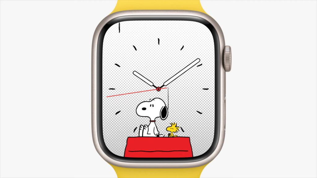 Snoopy sur Apple Watch
