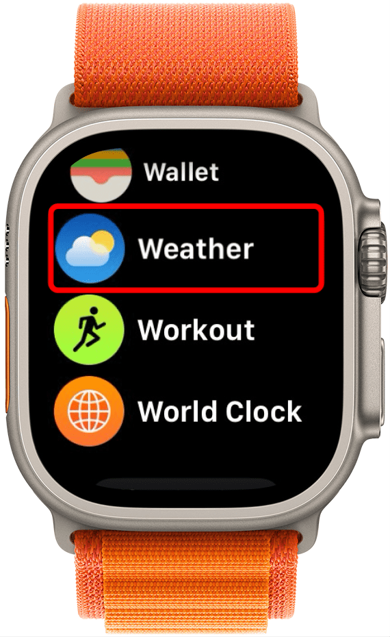 applications météo pour Apple Watch