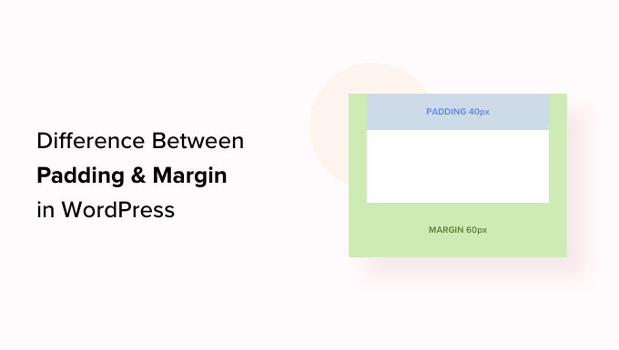 Différence entre padding et margin dans WordPress