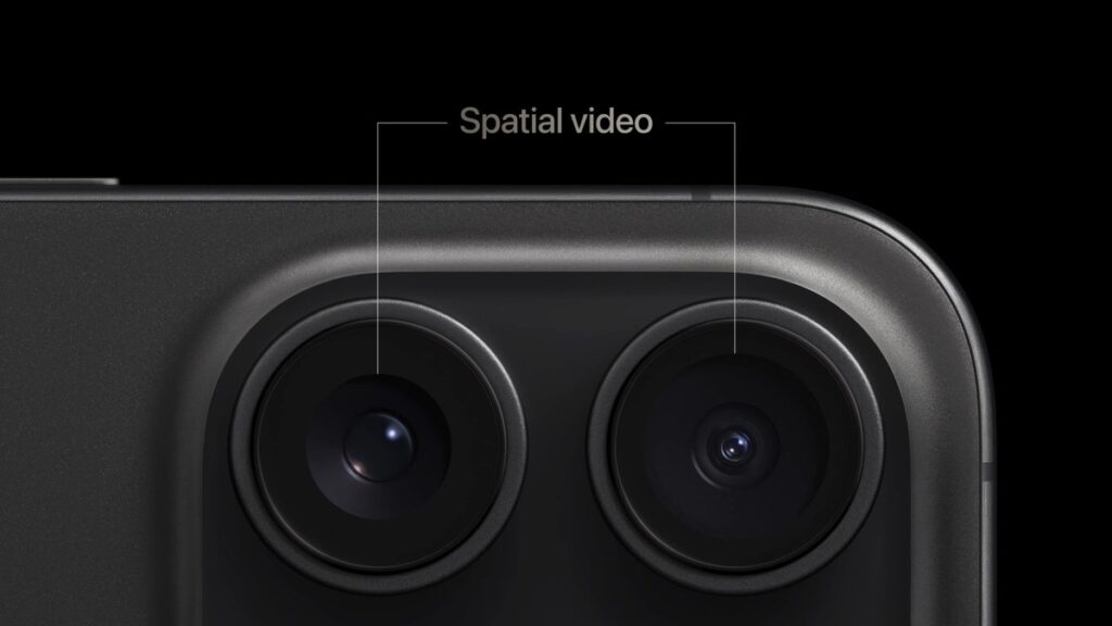 Vidéo spatiale Apple sur l’iPhone 15 pro