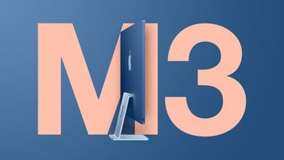 Fonctionnalité bleue de l'iMac M3