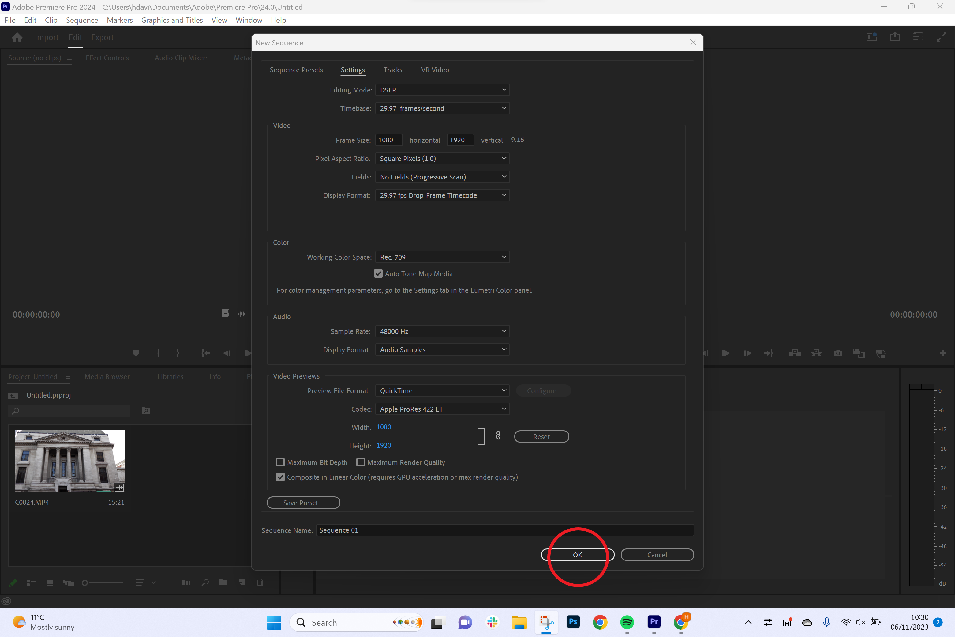 Comment modifier le rapport hauteur/largeur dans Adobe Premiere Pro