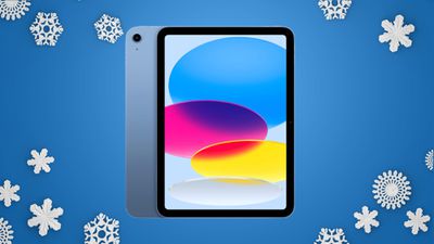 flocons de neige sur iPad 2