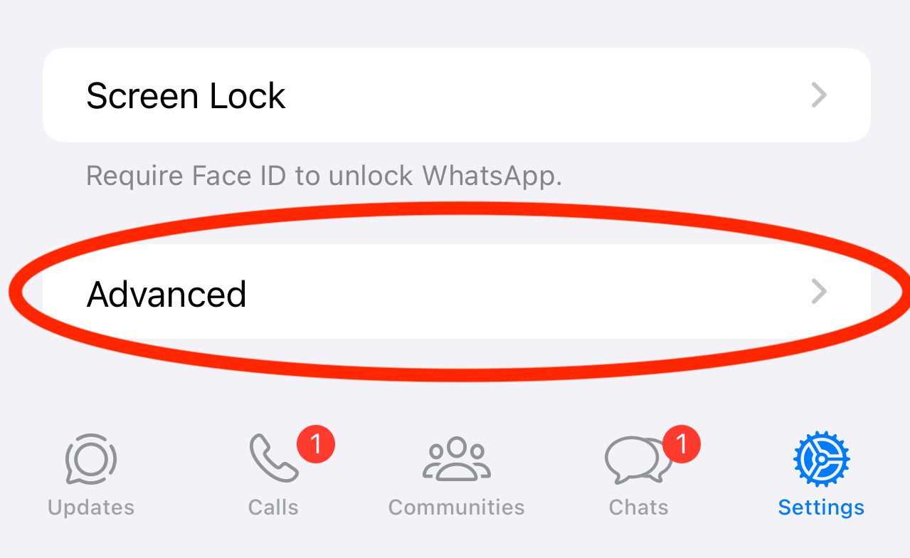 Confidentialité avancée de WhatsApp