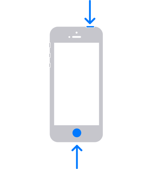 iPhone Touch ID et bouton supérieur