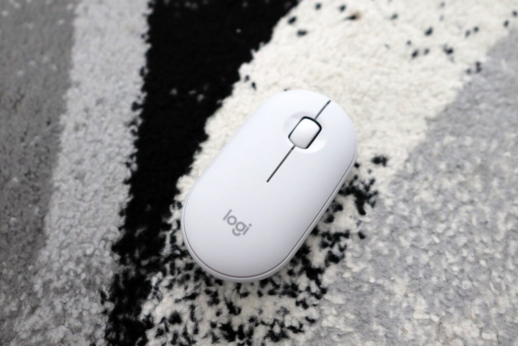 Haut - Logitech Pebble Mouse 2 M350s