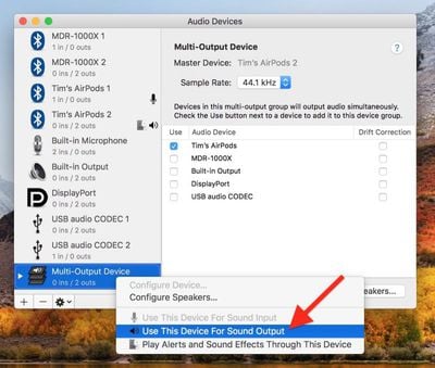 comment partager l'audio Mac entre deux paires d'écouteurs Bluetooth03