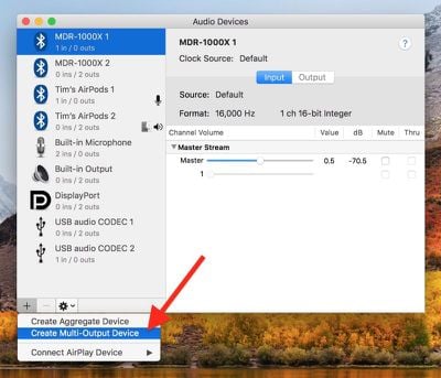 comment partager l'audio Mac entre deux paires d'écouteurs Bluetooth02