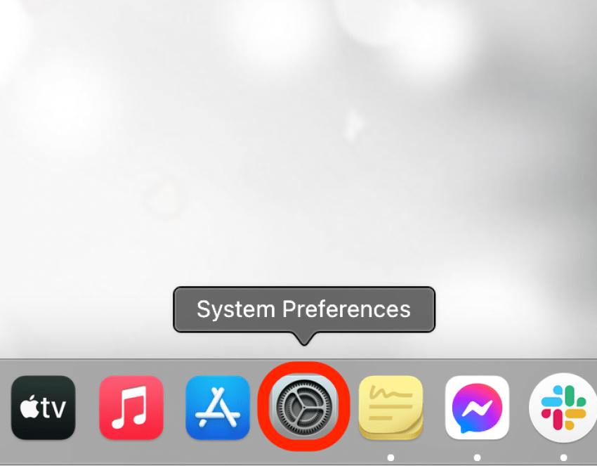Ouvrez les Préférences Système pour changer de navigateur sur Mac