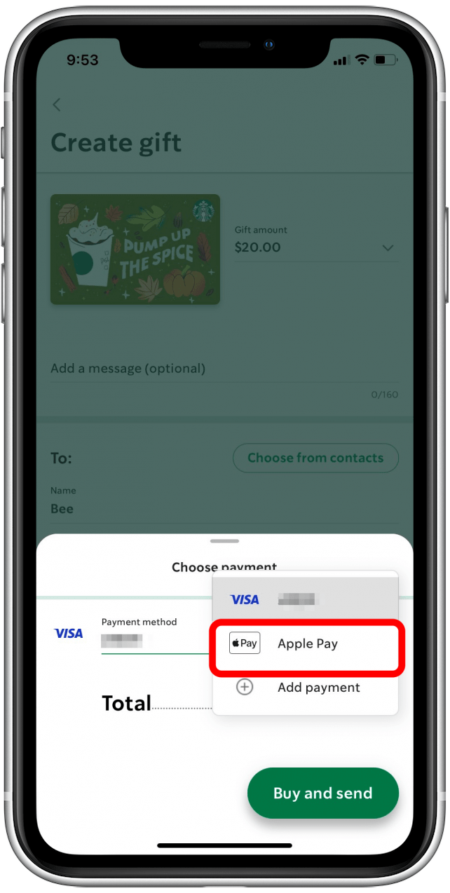 Comment sélectionner Apple Pay sur l'application