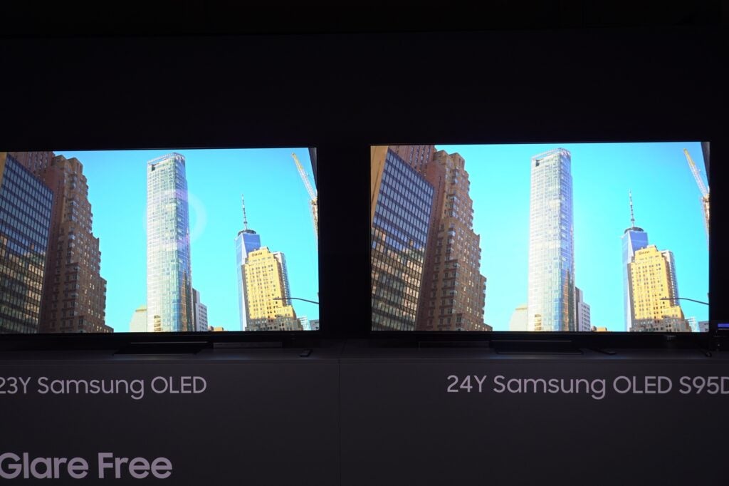Bâtiments de démonstration Samsung Glare Free OLED