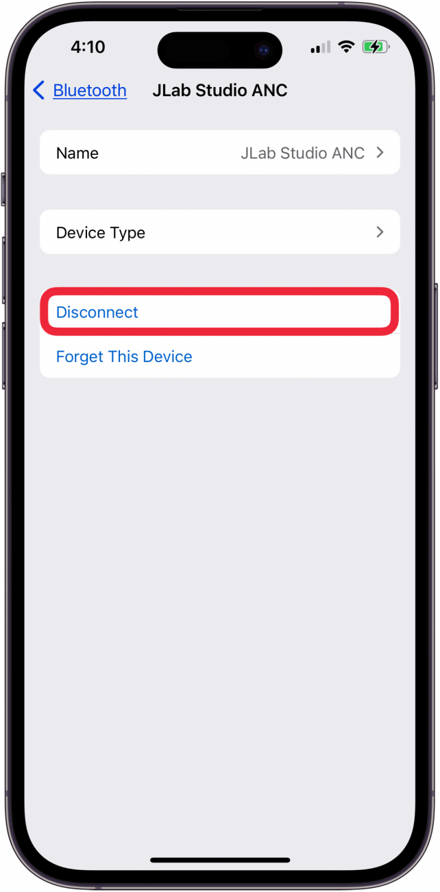 déconnectez les appareils Bluetooth si la musique est automatiquement diffusée sur l'iPhone