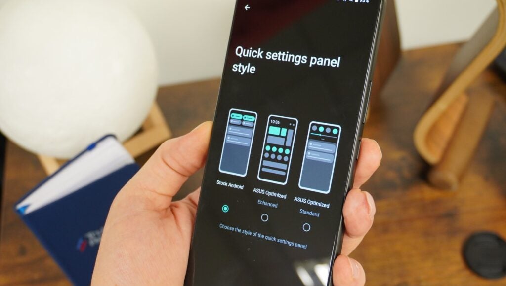 Paramètres Android du Asus ZenFone 11 Ultra