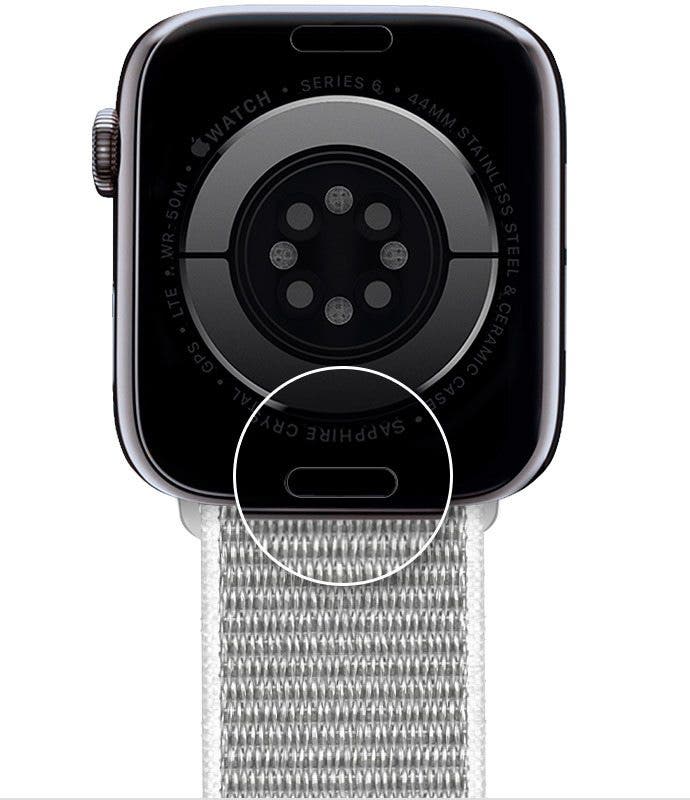 appuyez sur le bouton de déverrouillage du bracelet Apple Watch pour retirer le bracelet de la Apple Watch